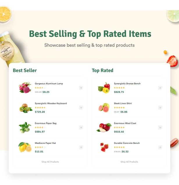 Ecolive - Organic Food WooCommerce WordPress Theme - Best Selling & Top Rated Items