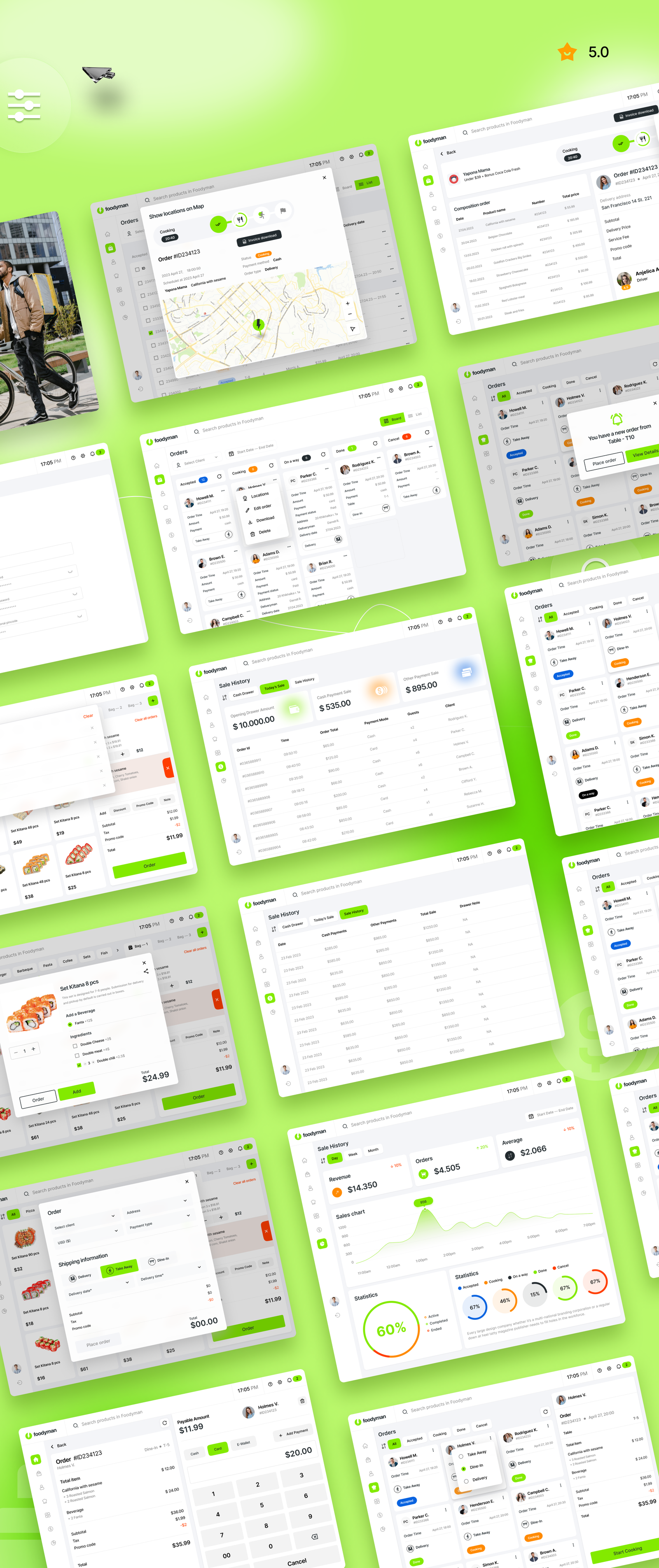 Foodyman Single POS + Kitchen + Table Reservation + Waiter Application (iOS, Android, Desktop) - 11