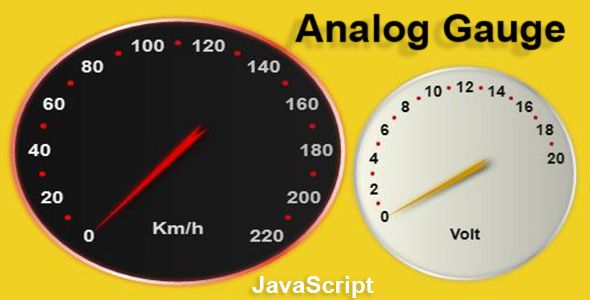 Analog Gauge Javascript  Miscellaneous  