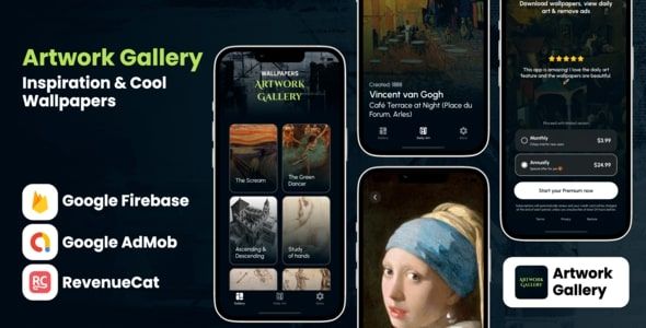 Artwork Gallery – iOS App Source Code