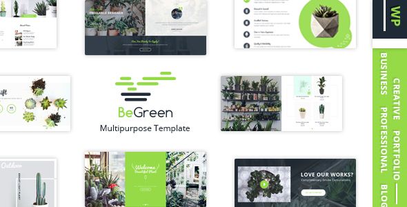 BeGreen – Multi-Purpose WordPress Theme for Planter – Landscaping- Gardening
