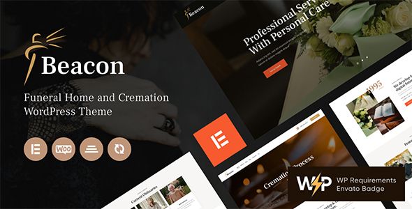 Beacon | Funeral Home Services & Cremation Parlor WordPress Theme