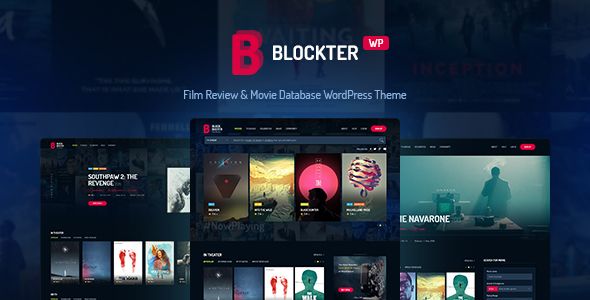Blockter – Movie database WordPress Theme