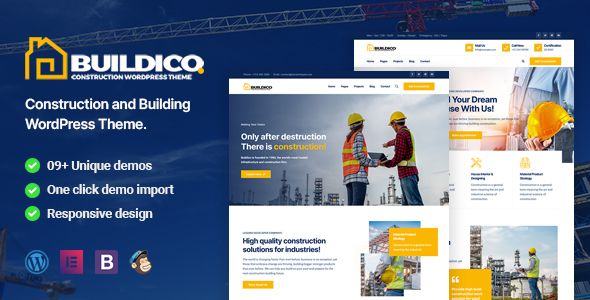 Buildico – Construction WordPress Theme