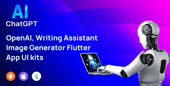 ChatGPT, OpenAI Writing Assistant & Image Generator Flutter App UI Kit