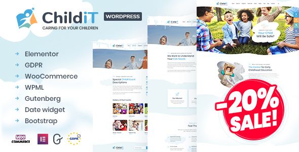 Childit - Kindergarten Elementor WordPress Theme