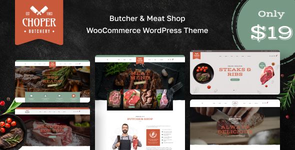 Choper - Butcher Meat Shop WordPress Theme