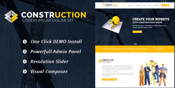 Construction – WordPress Theme for Renovation Business