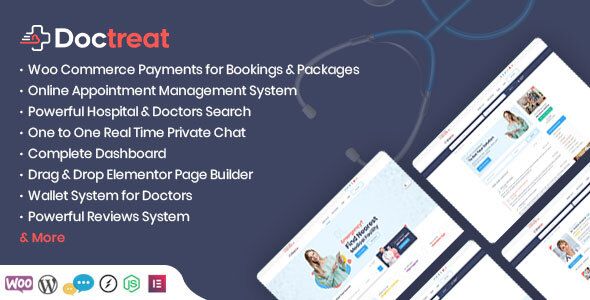 Doctreat - Hospitals and Doctors Directory WordPress Listing Theme