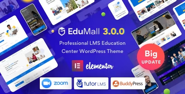 EduMall – Professional LMS Education Center WordPress Theme