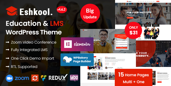 Eshkool – Education WordPress Theme