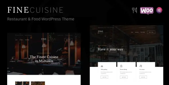 FineCuisine - Restaurant & Food WordPress Theme image