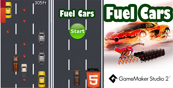 FuelCars Game- HTML5 Game + Android + facebook instant game
