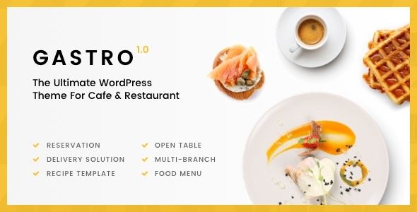 Gastro – Multipurpose Cafe & Restaurant WordPress Theme