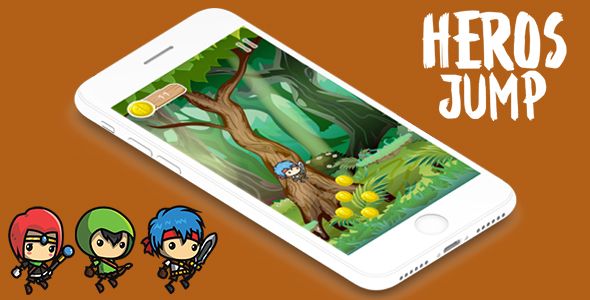 HEROS JUMP WITH ADMOB – IOS XCODE FILE