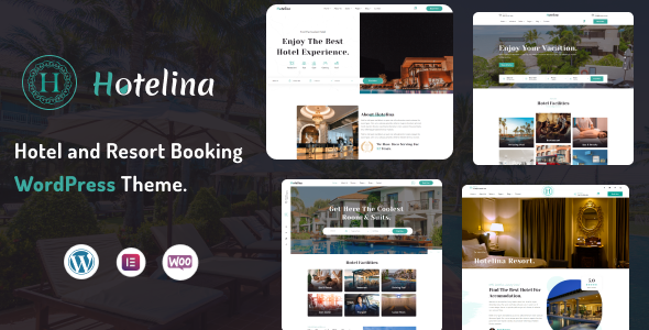 Hotelina – Hotel and Resort Booking WordPress Theme WordPress Retail, Travel