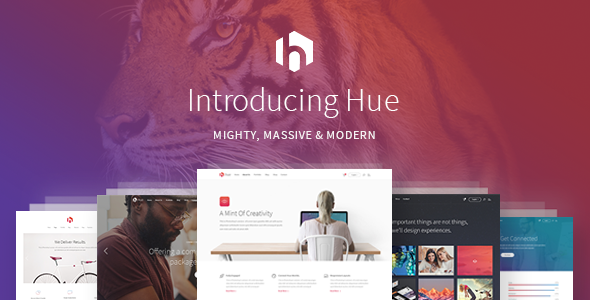 Hue – Startup Landing Page Theme