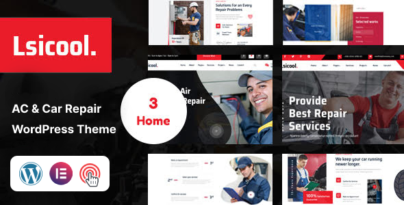 Lsicool - AC & Car Repair WordPress Theme image