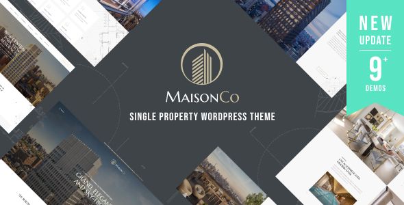 MaisonCo – Single Property WordPress Theme