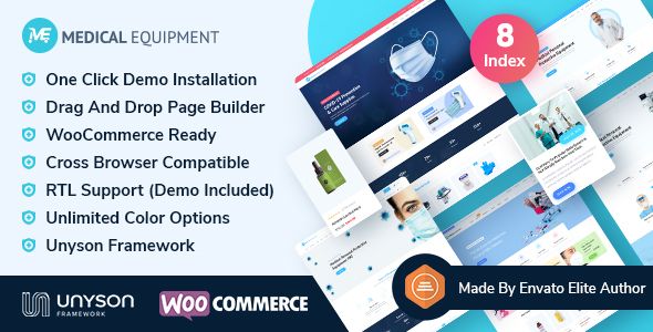 Medical Equipment – eCommerce WordPress Theme