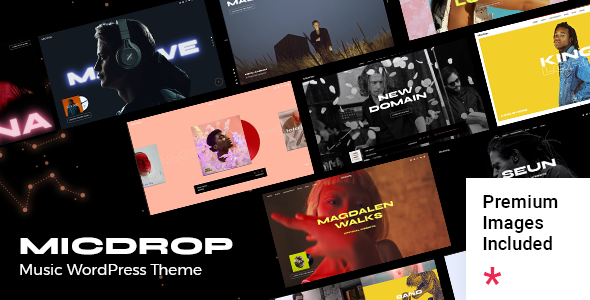 Micdrop – Music WordPress Theme