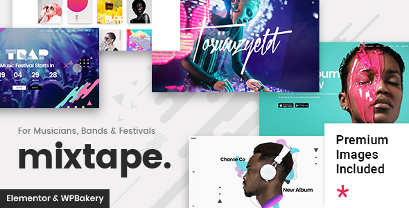 Mixtape – Music Theme for Artists & Festivals