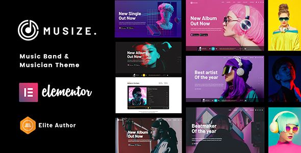 Musize - Creative Music WordPress Theme image