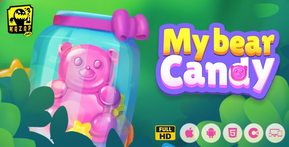 My Bear Candy | Match Puzzle HTML5 Game (Construct)