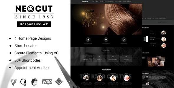 Neo Salon | Barber Shop WordPress Theme