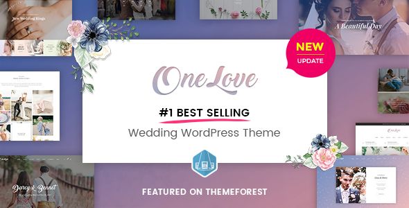OneLove – The Elegant & Clean Multipurpose Wedding WordPress Theme