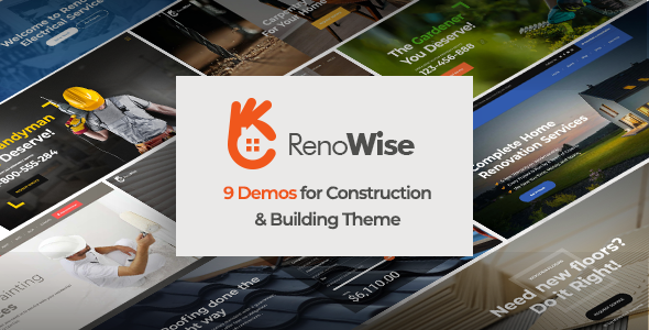 RenoWise – Construction & Building Theme