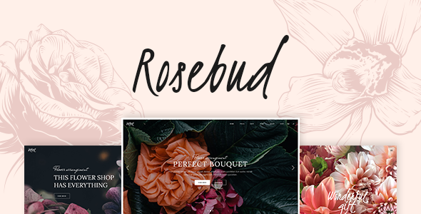 Rosebud – Flower Shop and Florist WordPress Theme