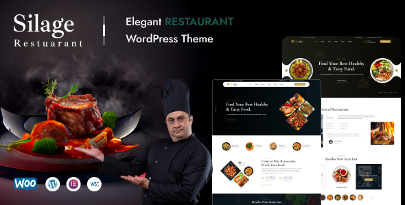 Silage - Restaurant and Cafe WordPress Theme image