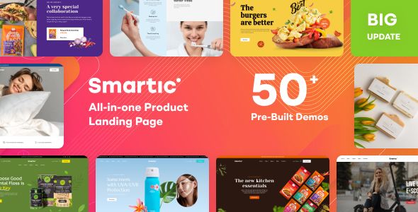 Smartic – Product Landing Page WooCommerce Theme