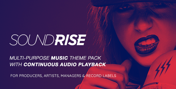 SoundRise – Artists, Producers and Record Labels WordPress Theme