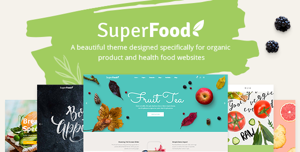 Superfood – Organic Food Products Theme