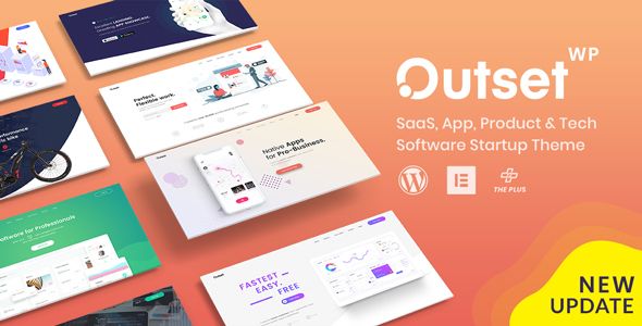 The Outset – MultiPurpose WordPress Theme for Saas & Startup