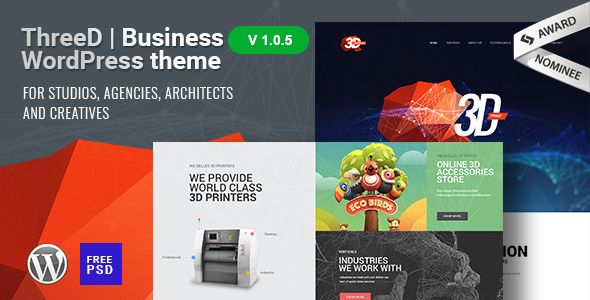 ThreeD | WordPress Theme for Architects, Studios & Agencies