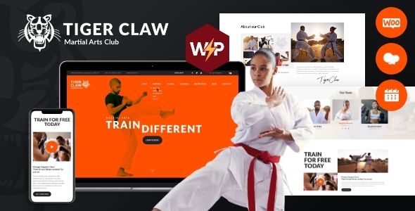 Tiger Claw | Martial Arts School and Fitness Center WordPress