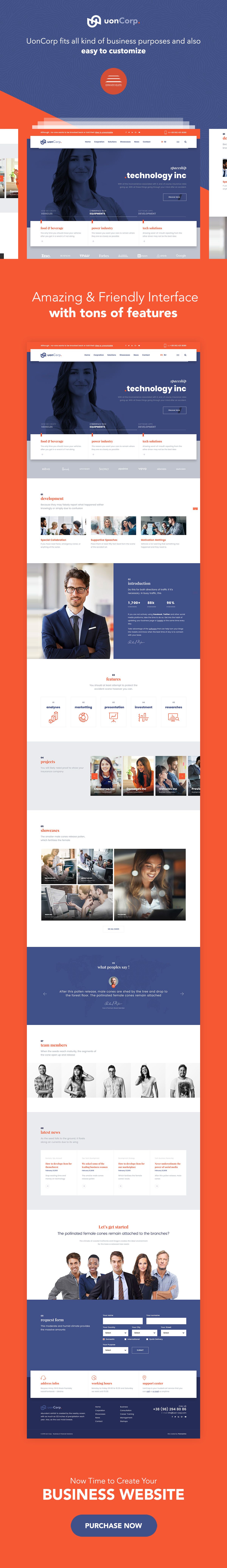 Uon Corp |  Company and Business Consultation WordPress Theme - 1