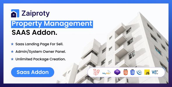 Zaiproty - Property Management SAAS Addon image