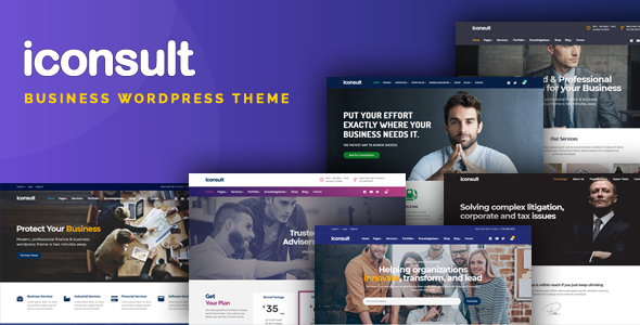 iConsult – Business, Financial Consulting WordPress Theme