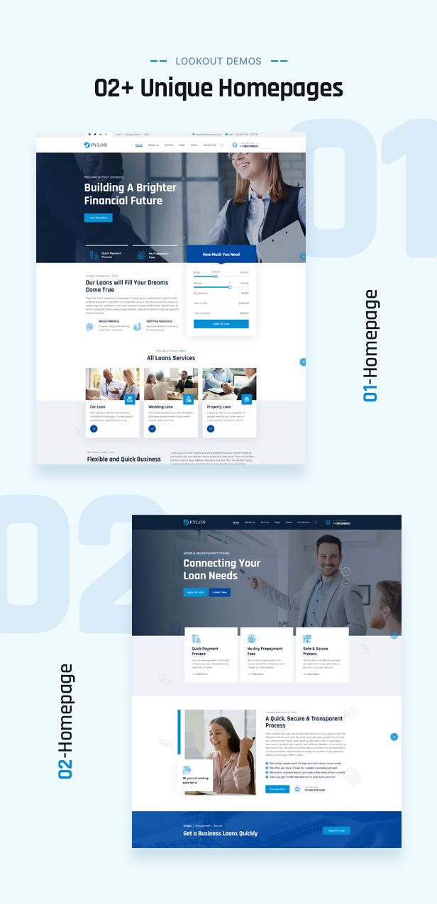 Pylon Loan  WordPress Theme
