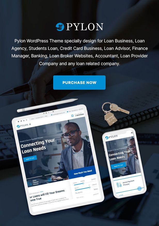 Pylon - Loan & Finance WordPress Theme