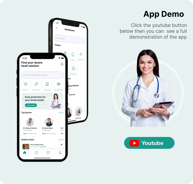 Medics App(IOS UI Kit Swift UI ) - 2