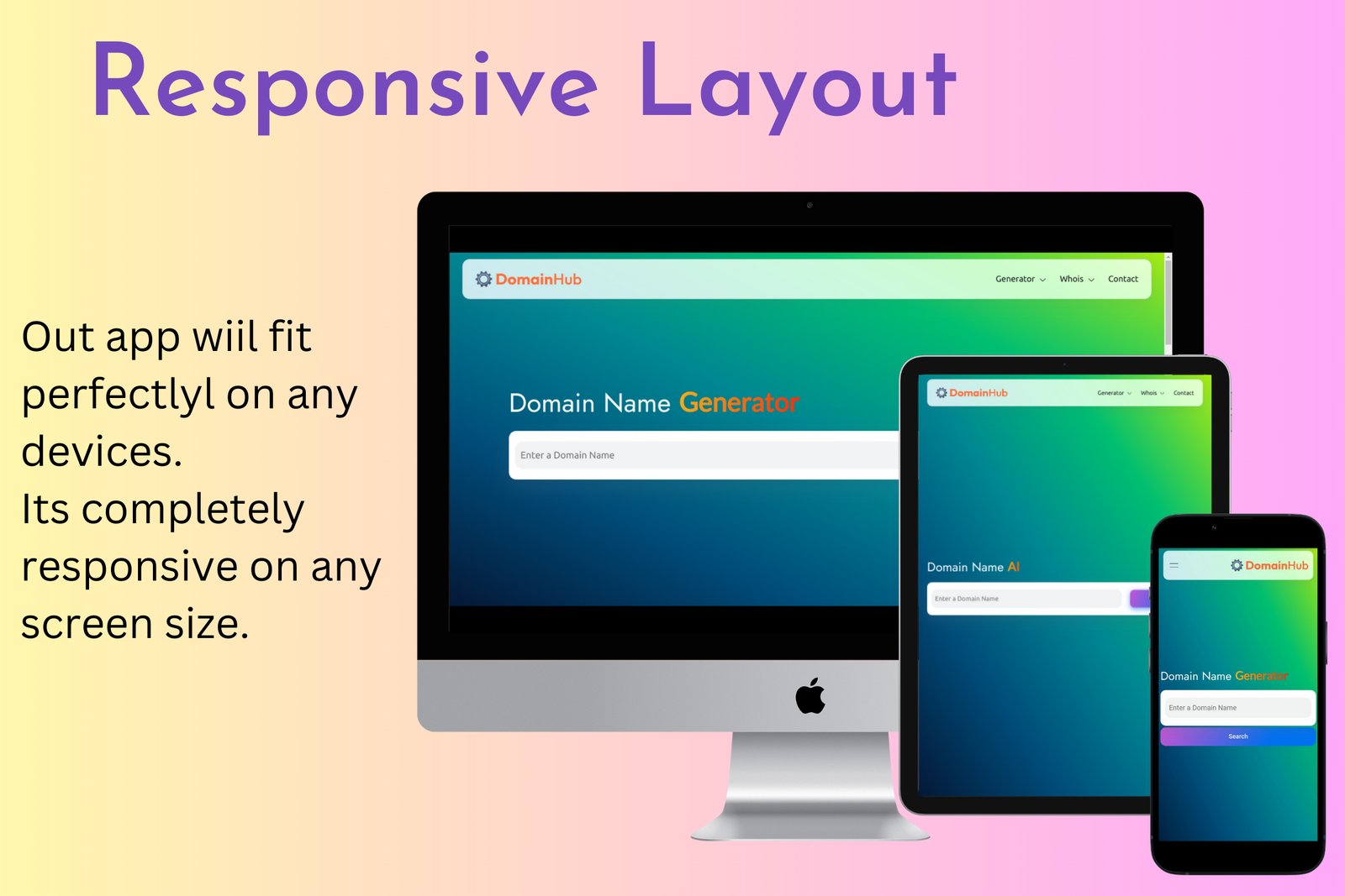 Domain Hub - React Nextjs Domain Generator and Revers DNS tools. - 3