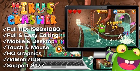 Candy Crush - HTML5 + Mobile Game (Construct 3) - 9