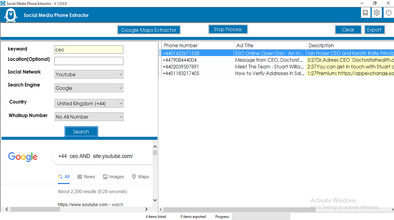 All Social Email Extractor - 3