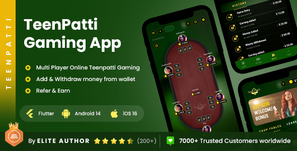 2 App Template Online TeenPatti Gaming App Template | TeenPatti image