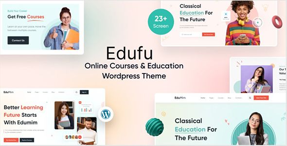 Edufu - Online Courses & Education WordPress Theme